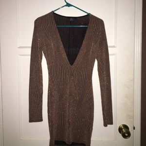Mauve glittery dress